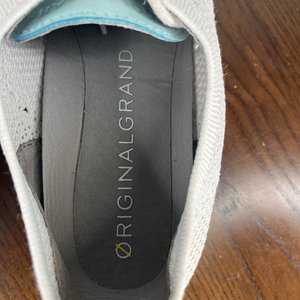 Cole Haan Original Shoes Women's 9 Gray Knit Stitchlite Wingtip Oxford Sneakers - Picture 16 of 16